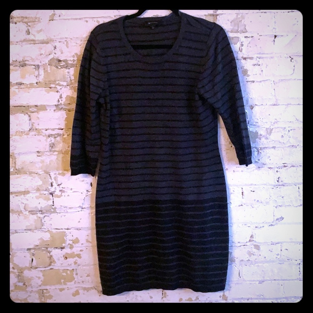 Sung, curve complimentary sweater dress.